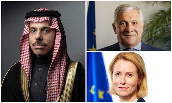 شہزادہ فیصل بن فرحان کی یورپی اور اطالوی ہم منصبوں سے اسرائیل-ایران تنازع پر تفصیلی گفتگو
