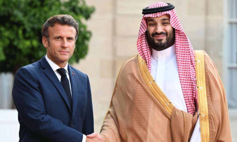 شہزادہ محمد بن سلمان اور ایمانوئل میکرون کا ٹیلی فونک رابطہ،غزہ کی صورتحال پر اہم تبادلۂ خیال