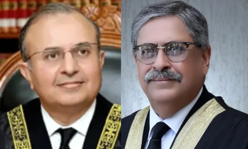 جسٹس منصور علی شاہ اور جسٹس اطہر من اللّٰہ نے استعفیٰ دے دیا، ترمیم کو آئین پر حملہ قرار دیا